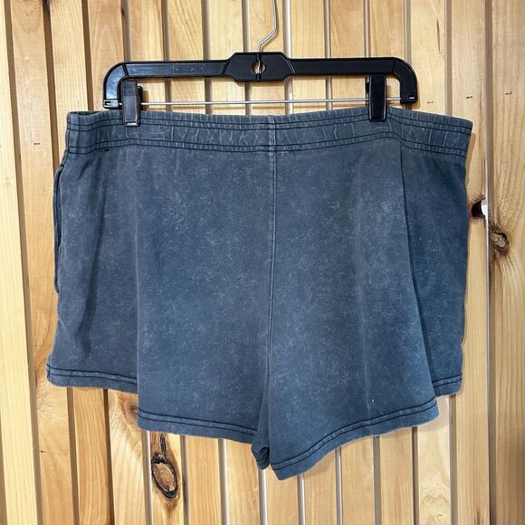 Nike Sportswear Washed Boxer Style Sweat Shorts Grey Size Large Casual Retro - Picture 6 of 10